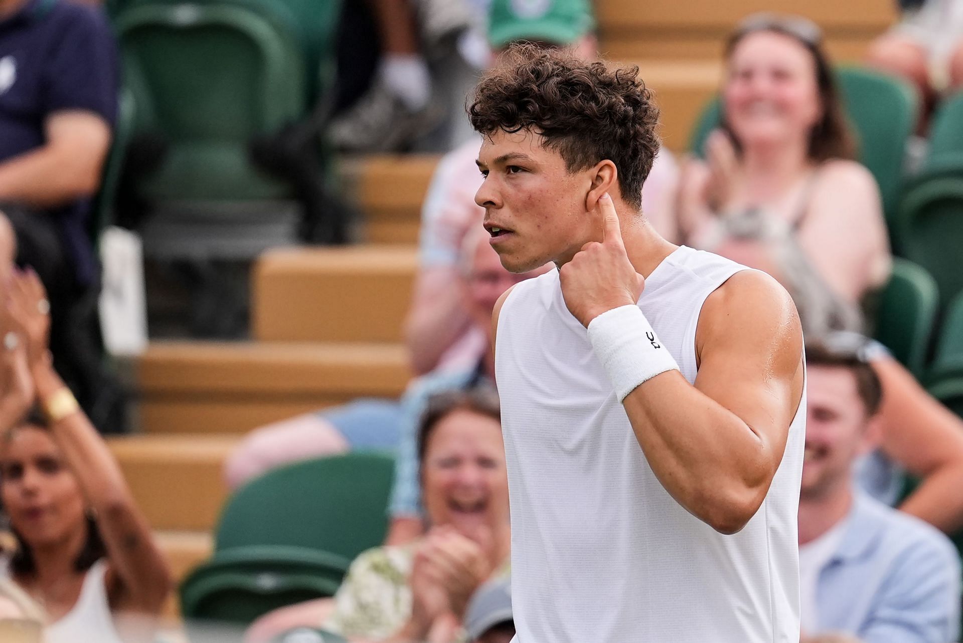 Ben Shelton reached the second week at Wimbledon last year. (Source: Getty)